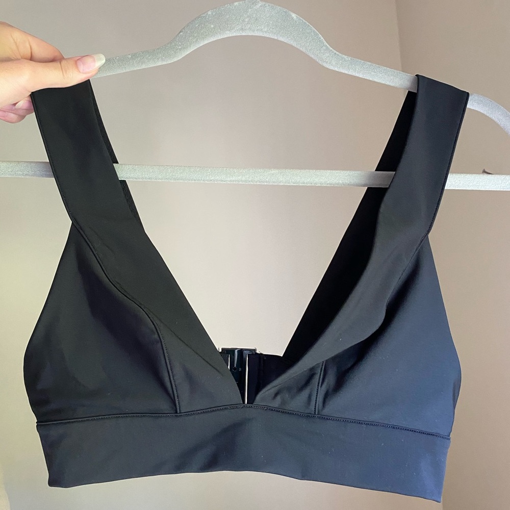& Other Stories black triangle swimsuit top